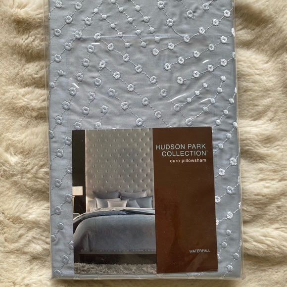 Hudson Park Waterfall Euro Sham Pillow Cover